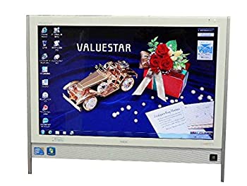 【中古】 液晶一体型 Windows7 デスクトップパソコン NEC Core 2 Duo DVD 4GB/500GBの通販は