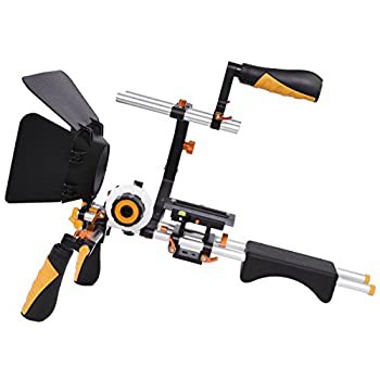 (中古品)simawan DSLRリグセットFilm MakingシステムShoulder Rig Support withマッ