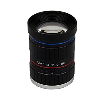 【中古】 Quanmin HD スターライト 8メガピクセル 4K 1インチ 50mm F1.2 マニュアル ITS 道路交通監視 CCTV レンズ Cマウント 5MP 6MP 8M