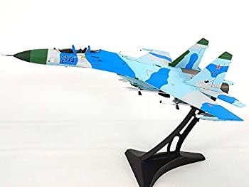 【中古】P - 42?( su-27ub ) flanker-cロシア空軍???with Display Stand???1?/ 72?Diecastモデル