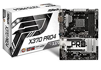 ASRock AMD X370チップセット搭載 ATXマザーボード X370 Pro4(中古品)