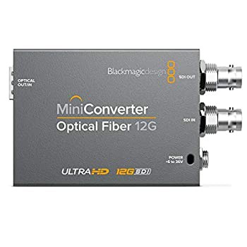 【中古】 Blackmagic Design コンバーター Mini Converter Optical Fiber 12G CONVMOF12G