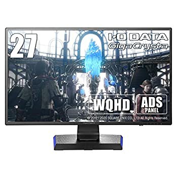 【中古】IODATA ゲーミングモニター 27インチ GigaCrysta WQHD ADSパネル (RPG向き/HDMI×3/DisplayPort/スピーカー付/リモコン付/高さ調