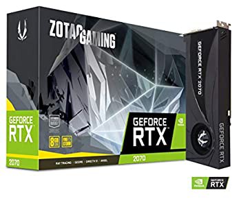 【中古】 Zotac ZT-T20700A-10P ZOTAC NVIDIA Geforce GAMING RTX 2070ブロワーGDDR6 DP/HDMIチューリングVR 4K PCI Expressグラフィック