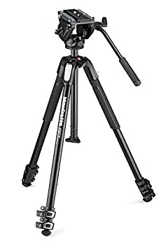 【中古】 Manfrotto マンフロット MVK500190AHビデオ雲台+MT190X3アルミ三脚 三脚 MVK500190X3