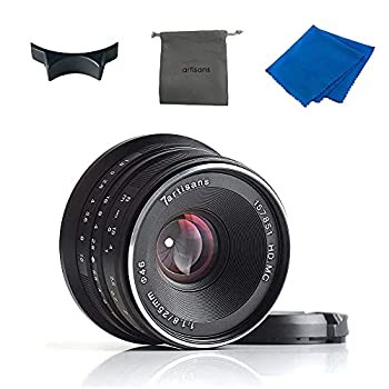 【中古】 7artisans 光電レンズ 25mm f/1.8 SONY Eマウント用 - ブラック