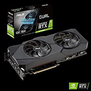 【中古】 ASUS NVIDIA RTX 2070 SUPER デュアルファンモデル 8G DUAL-RTX2070S-O8G-EVOの通販は 33,605円