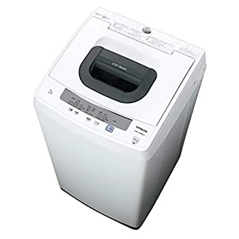 【中古】NW-50E-W(ピュアホワイト) 全自動洗濯機 洗濯5kg 風脱水の通販は