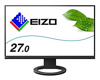 【中古】EIZO 27.0型フレームレスモニターFlexScan EV2760-BK(2560×1440/アンチグレアIPS/疲れ目軽減/ブラック/5