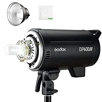 【中古】 GODOX DP600III スタジオフラッシュ 色温度5600K 最大電力600Ws 2.4Gワイヤレスシステム 3つモデリングライトモード Bowensマウ