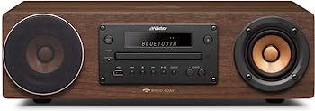 【中古】Victor EX-D6 ウッドコーンシリーズ 一体型オールインワンシステム ハイレゾ音源再生 Bluetooth対応