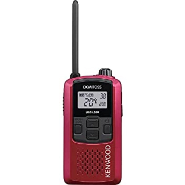 【中古】 JVCケンウッド 特定小電力トランシーバー UBZ-LS20 レッド デミトス (UBZ-LP20 後継機種)の通販は