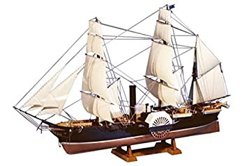 【未使用】【中古】青島文化教材社 大型帆船 No.10 1/150 黒船 サスケハナ