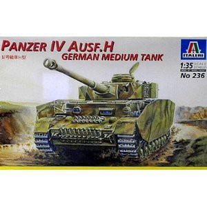 未使用】【中古】 イタレリ 236 ドイツ戦車 4号H型 (タミヤ・イタレリ