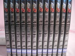 【未使用】【中古】頭文字D Fourth Stage 全12巻セット [マーケットプレイス DVDセット]