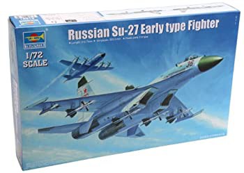 トランペッター 1/72 Su-27 フランカー 初期型 プラモデル（未使用品）