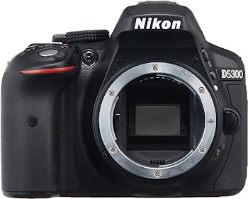 【未使用】【中古】Nikon デジタル一眼レフカメラ D5300 ブラック 2400万画素 3.2型液晶 D5300BK