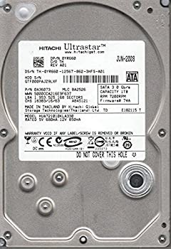 【未使用】【中古】 hua721010kla330 PN 0?a36073 MLC ba2526 Hitachi 1tb SATA 3.5ハードドライブ