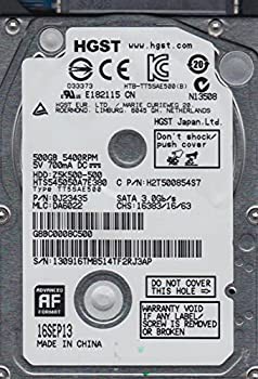 【未使用】【中古】 hts545050?a7e380 PN 0j23435 MLC da6022 Hitachi 500?GB SATA 2.5ハードドライブ