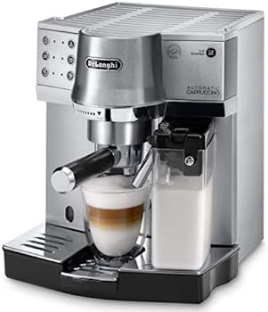 未使用】【中古】デロンギ(DeLonghi)エスプレッソ・カプチーノメーカー ミルク泡立て自動 EC860M シルバー×ブラック 4カップ以下 -  その他キッチン家電