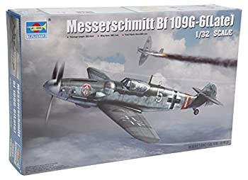 トランペッター 1/32 ドイツ軍 メッサーシュミット Bf109 G-6 後期型 プラ(未使用・未開封品)