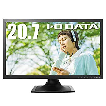 【未使用】【中古】I-O DATA モニター 20.7型 テレワーク向け 非光沢 HDMI×1 アナログRGB×1 スピーカー付 3年保証 VESA対応 土日サポー