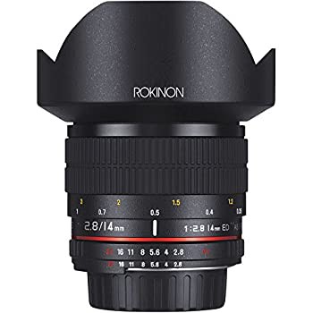 【未使用】【中古】 Rokinon AE14M-C 14mm f/2.8 22 超広角レンズ AEチップ内蔵 キャノンEFデジタル一眼レフ用