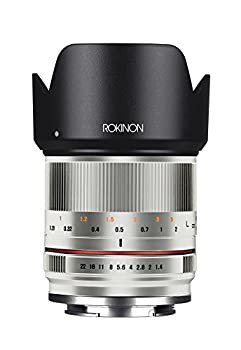 【未使用】【中古】 Rokinon rk21 m-fx-sil 21mm f1.4 ED AS UMC High Speed Wide Angle Lens for Fuji (シルバー)