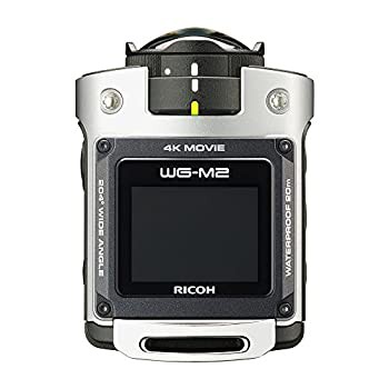 【未使用】【中古】 RICOH リコー 防水アクションカメラ WG-M2 シルバー 4K動画 超広角204度 ハウジング不要 防水20m 耐衝撃2m 03813