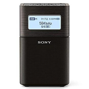 【未使用】【中古】 ソニー ホームラジオ SRF-V1BT : FM AM ワイドFM Bluetooth対応 ブラック SRF-V1BT B