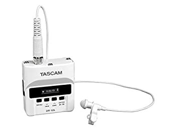 【未使用】【中古】TASCAM(タスカム) DR-10LW ピンマイクレコーダー 白 Youtube 音声収録 インターネット配信 ポッドキャスト 動画撮影 V