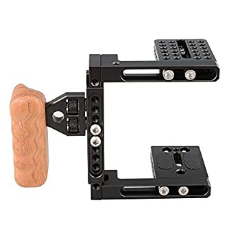 【未使用】【中古】 camvateユニバーサル調節可能なカメラケージwith Wooden Handgrip｜au PAY マーケット