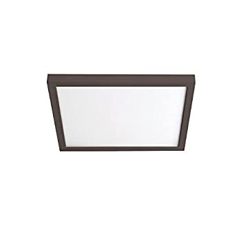 【未使用】【中古】 WAC Lighting FM-11SQ-935-BZ LED 機能的 11インチ 正方形 天井 壁 照明 3500K ブロンズ 1インチの通販は