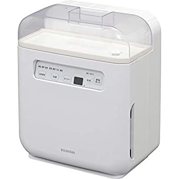 【未使用】【中古】 アイリスオーヤマ 空気清浄機能付加湿器 タイマー付 PM2.5 ハウスダスト 除去 ホワイト SHA-400Aの通販は