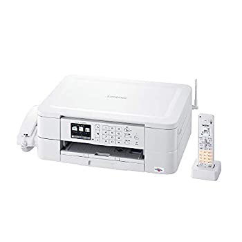 【未使用】【中古】ブラザー プリンター A4 インクジェット複合機 MFC-J738DN FAX 電話機 子機1台付き 無線LAN