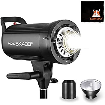 【未使用】【中古】 GODOX SK400II スタジオ フラッシュ ストロボ 400Ws 2.4GワイヤレスXシステム内蔵 GN65 5600K 150W モデリングランプ