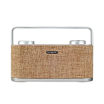 【未使用】【中古】FunSounds - MusicPouch (ミュージックポーチ)(充電式ステレオBluetoothスピーカー) ベージュ FUN-POUCHの通販は 28,589円