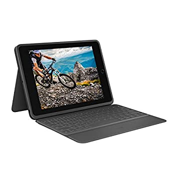 【未使用】【中古】 ロジクール iPad 10.2 インチ 対応 第9世代 第8世代 第7世代 キーボード iK1054BKA グラファイト RUGGED FOLIO 薄型 の通販は