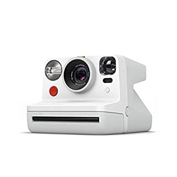 【未使用】【中古】 Polaroid インスタントカメラ Polaroid Now ホワイト i-Type 600フィルム使用 ビューファインダー 9027