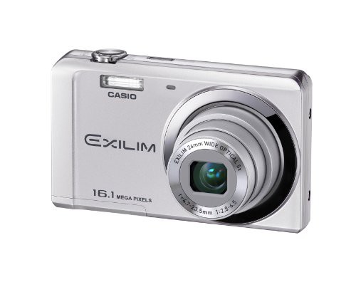 CASIO EX-Z28 SR シルバー 16.1M/26mm/5x/2.7''/6.86cm/HD(中古品)の通販は