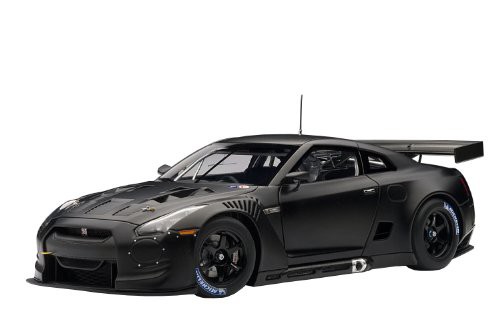 AUTOart 1/18 日産 GT-R FIA GT1 ´10 (マット・ブラック) 完成品(品