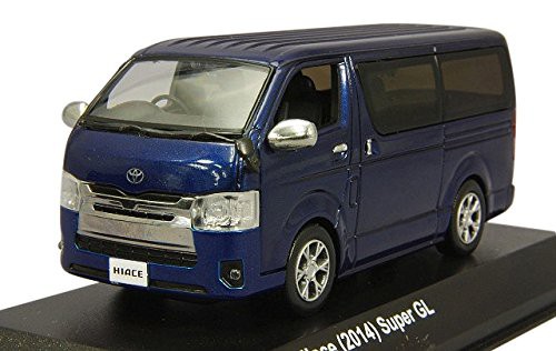 京商オリジナル 1 43 トヨタ ハイエース 2014 ダークブルー 完成品