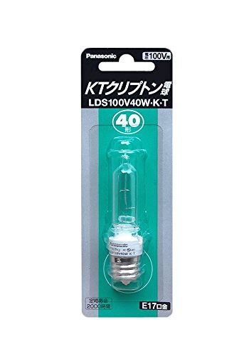 Panasonic KTクリプトン電球 E17口金 LDS100V40W・K・T（未使用品）の通販はau PAY マーケット -  MAGGY&MAGGY au PAY マーケット店 | au PAY マーケット－通販サイト