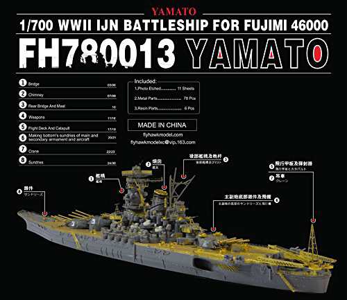 1 700 日本海軍戦艦大和 ディティールセット フジミ艦next用 未使用品 の通販はau Pay マーケット Maggy Maggy