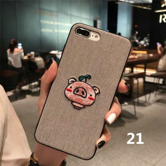 Aj1 19 24 動物刺繍 スマホケース Iphone ケース しか 豚 Iphone8の通販はau Pay マーケット Four Ring Eye