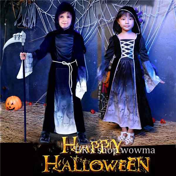 ハロウィン コスプレ 子供 Halloween変装 コスプレ 女の子 ワンピース 男の子 ローブ ロングドレスの通販はau Pay マーケット Hk S Shop