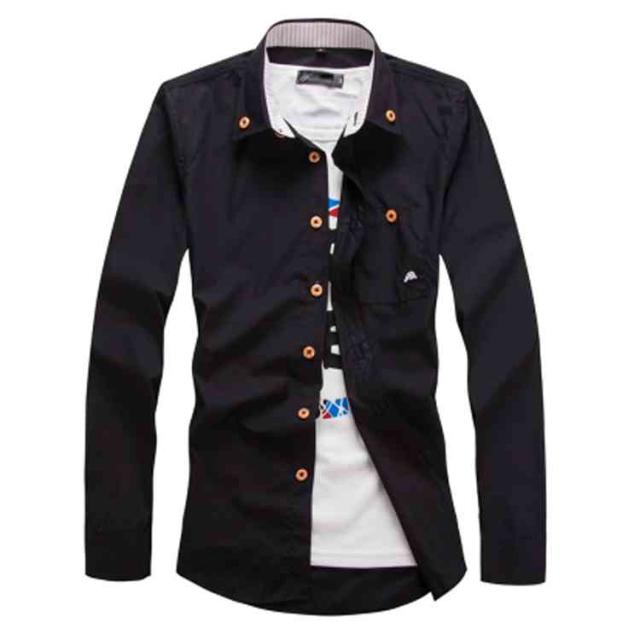 シャツ メンズシャツ 長袖シャツ紳士 長袖 スリム 春服 夏服 春物 ボタンシャツ メンズシャツ 無地 トップス カジュアルシャの通販はau Pay マーケット ショップヨシダ