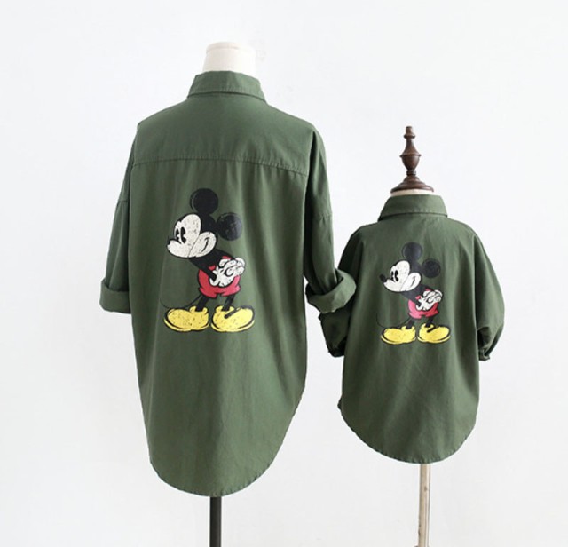 超人気 Disney ディズニー親子ペアｔシャツ トップス ディズニー親子ペア 長袖 ミッキー柄 春秋の通販はau Pay マーケット Rinrin Store