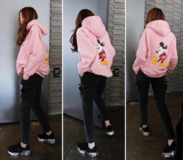 Disney ミッキーパーカー レディース パーカー ディズニー 防寒 上着 長袖 アウター スウェット 帽子付き 裏起毛 裏起毛なしの通販はau Pay マーケット Rinrin Store