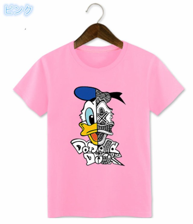 T Shirt Disney ディズニー ペアルック カップル Tシャツ トップス ｔシャツ ドナルドダック 半袖 夏 夫婦 お揃い の通販はau Pay マーケット Rinrin Store